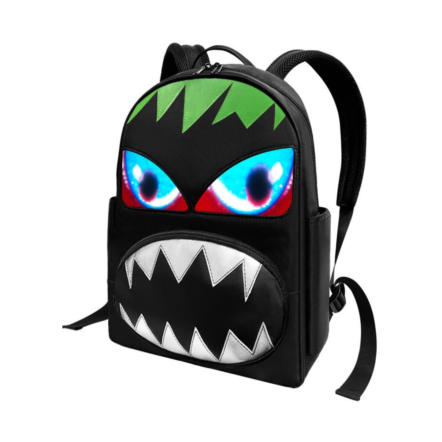 LED Monster Backpack – Slim 32×128 Display