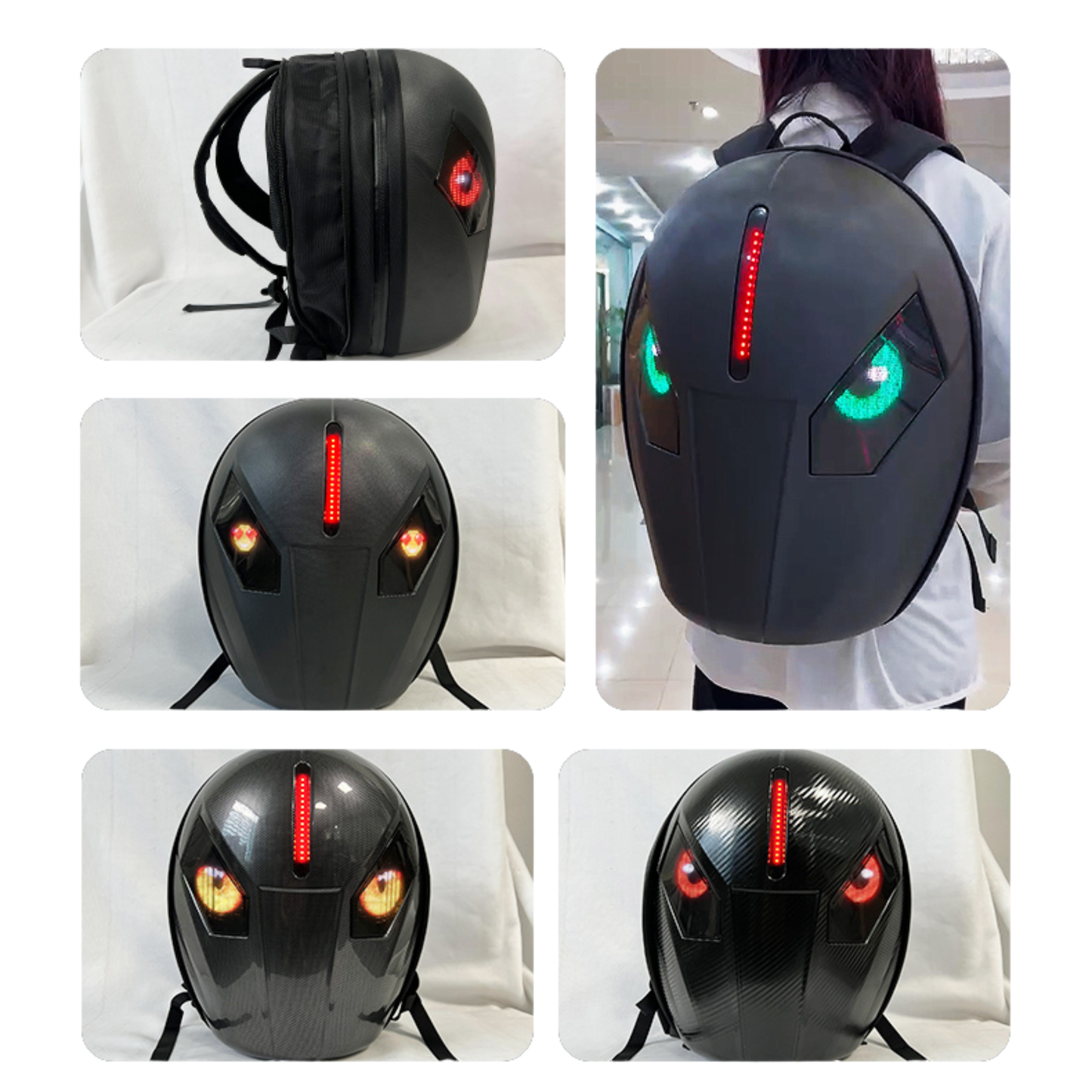 LED Cycling Backpack – 32×60 Custom Display
