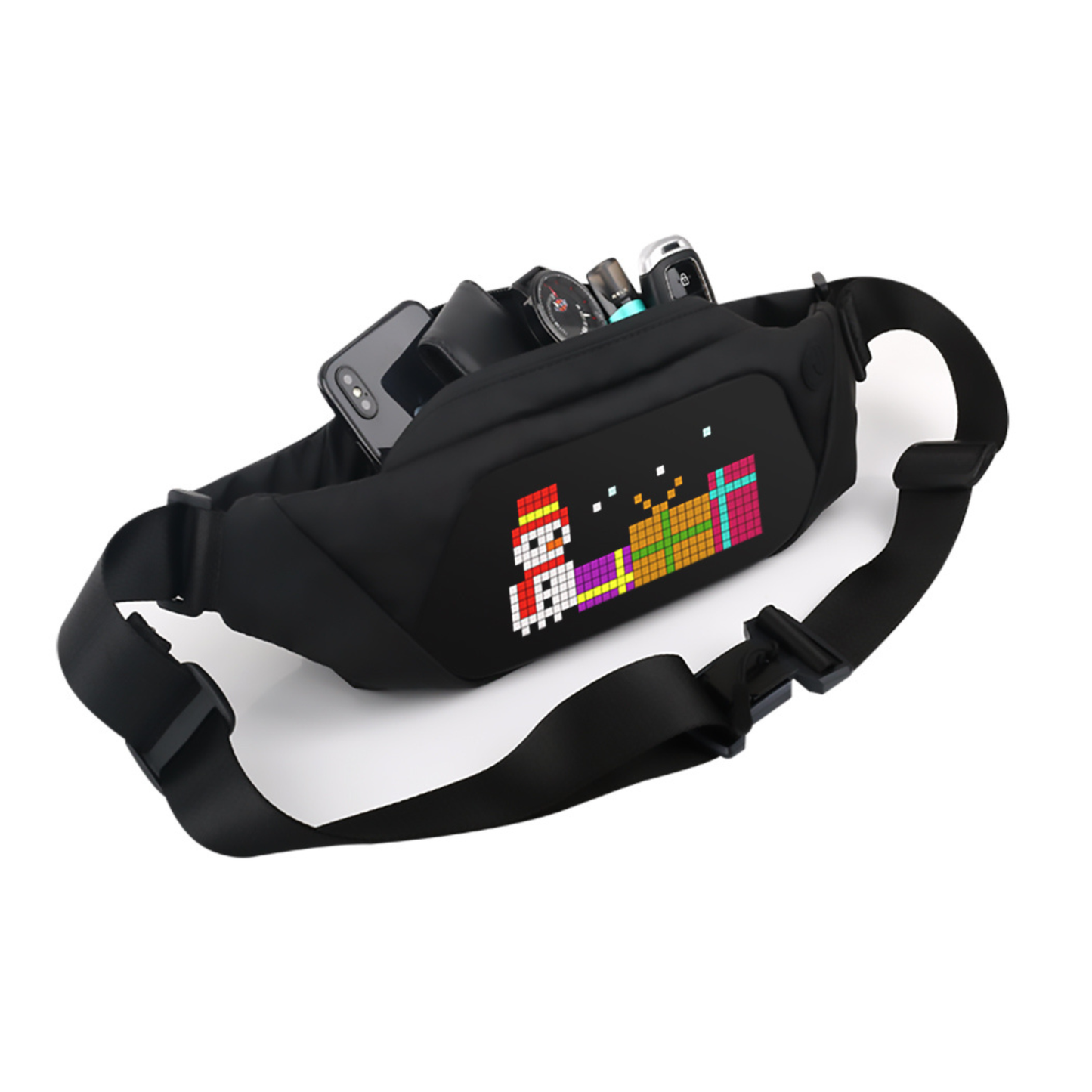 LED Fanny Pack XL – 32×32 Pixel Display