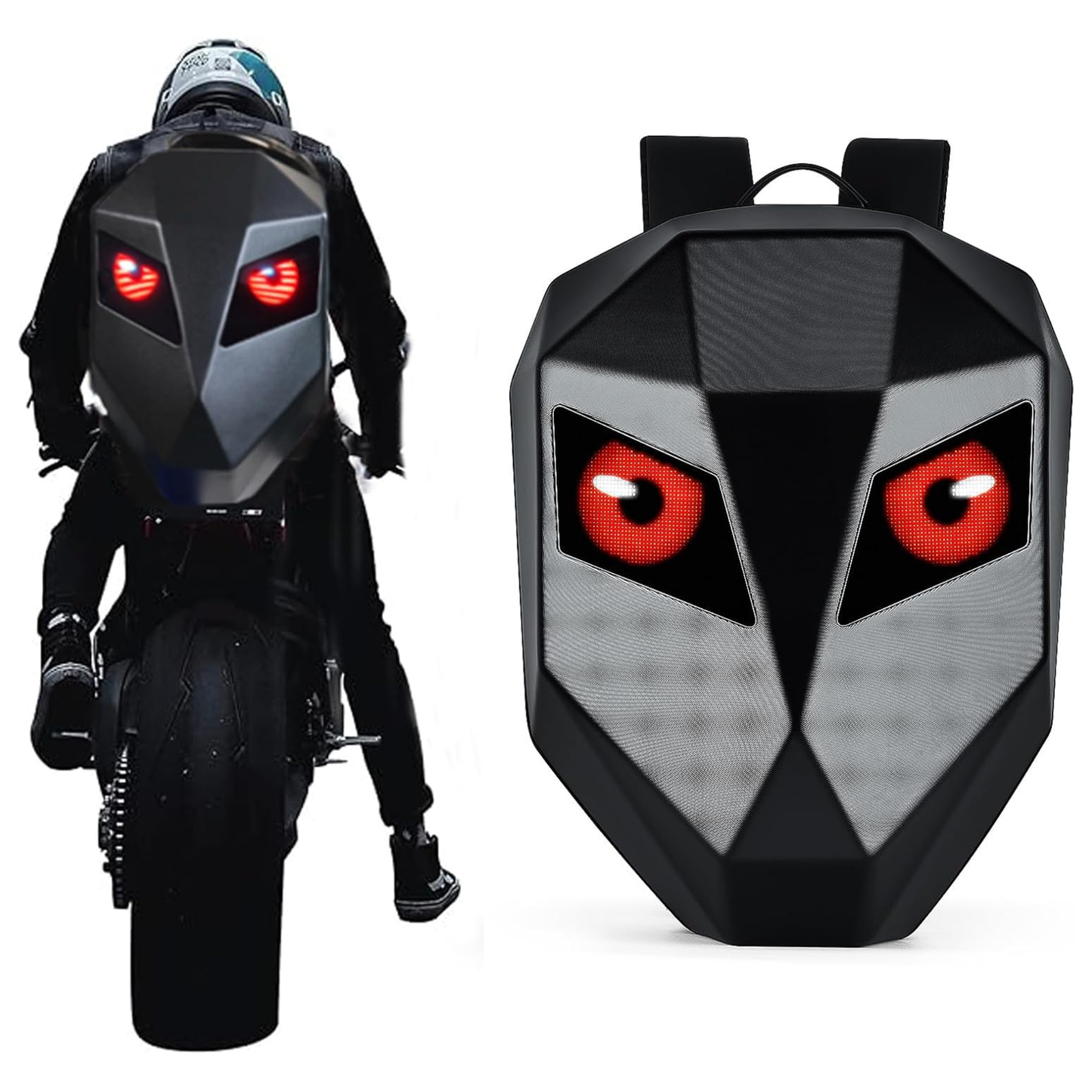 LED Knight Backpack Classic – Armour Shell LED Display