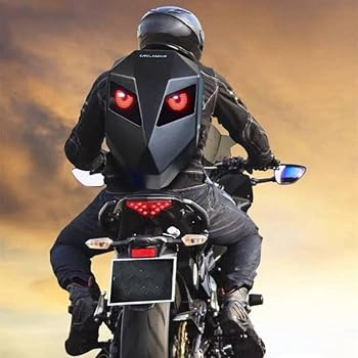 LED Knight Backpack Classic – Armour Shell LED Display