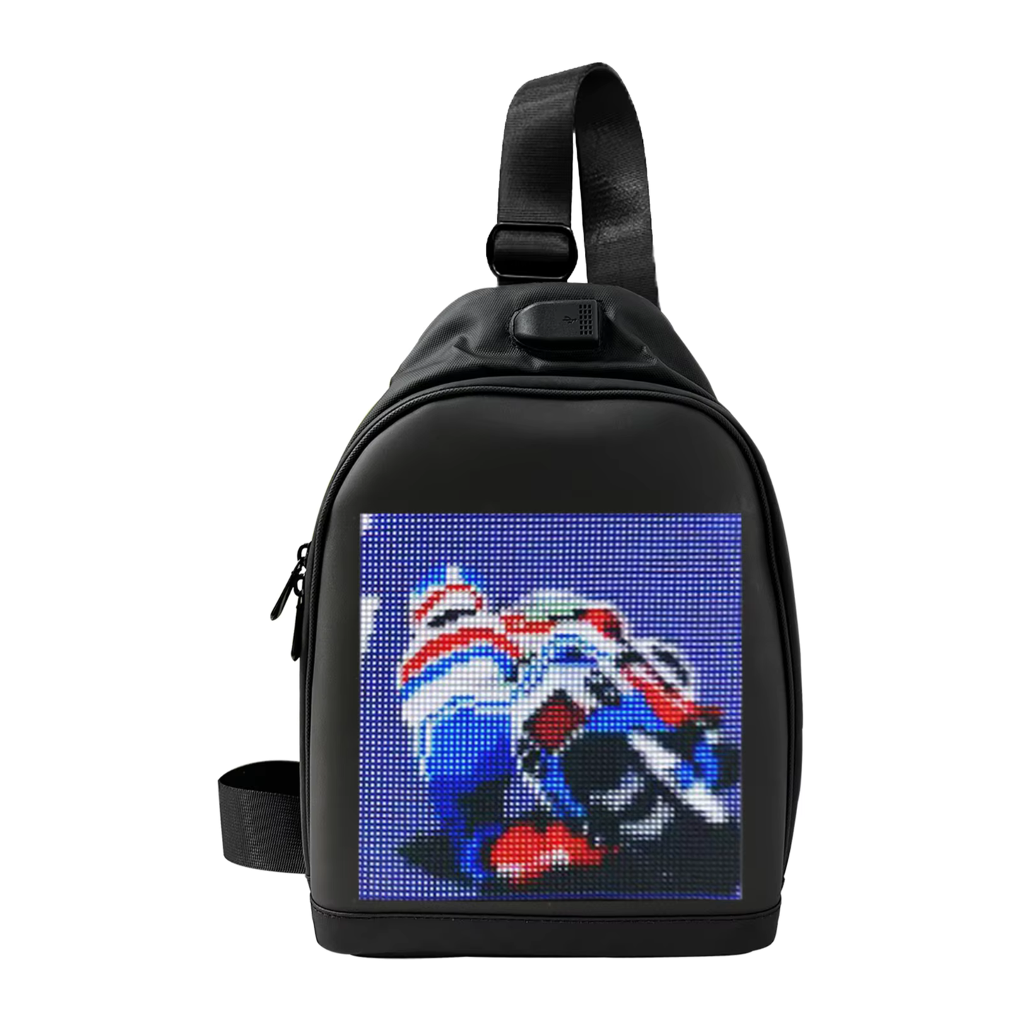 LED Crossbody Bag – 64×64 Display