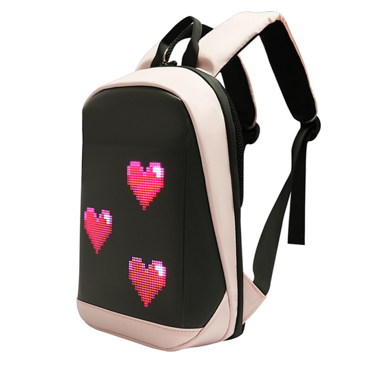 LED Fashion Backpack – Stylish 64×64 Pixel Display