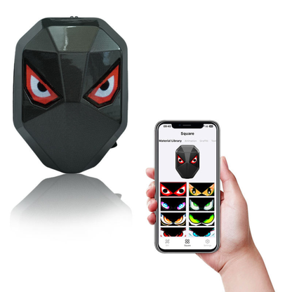 LED Demon Eye Armor Backpack – 48×96 Custom Display