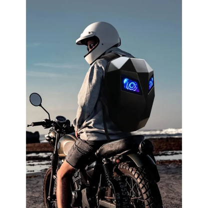 LED Demon Eye Armor Backpack – 48×96 Custom Display