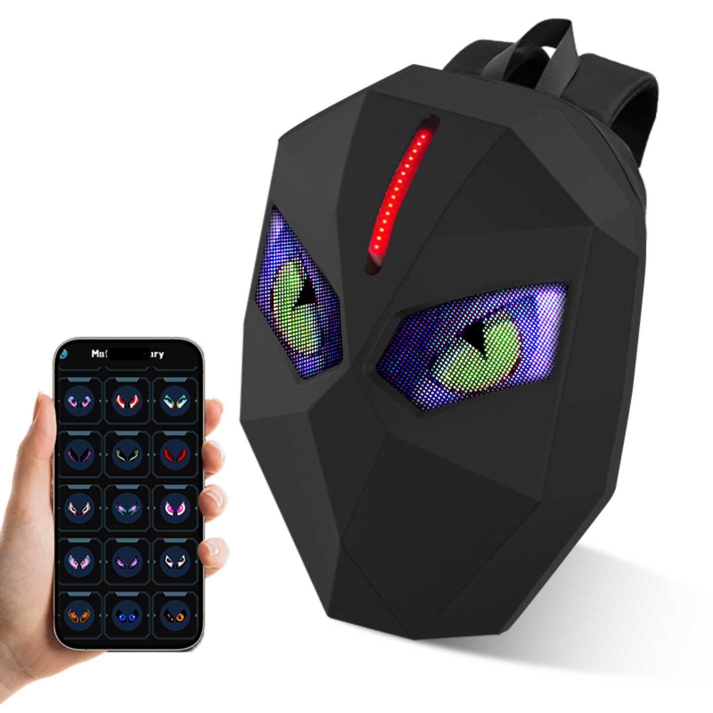 LED Iron Knight Backpack – 32×60 Custom Display