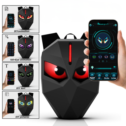 LED Iron Knight Backpack – 32×60 Custom Display