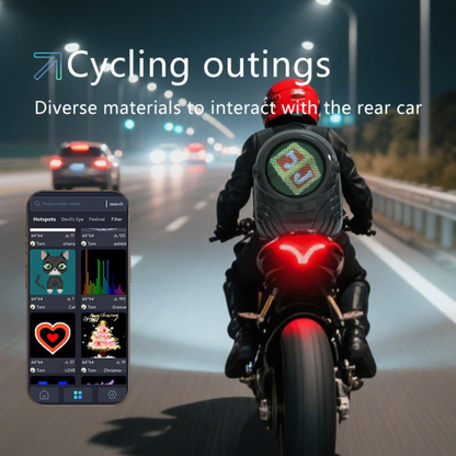 LED Astronaut Backpack – 64×64 Custom Display