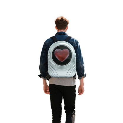LED Astronaut Backpack – 64×64 Custom Display