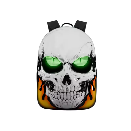 LED Skull Backpack – 20×64 Custom Display