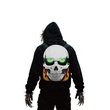 LED Skull Backpack – 20×64 Custom Display