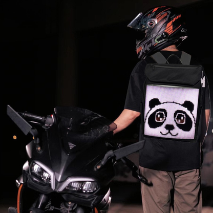 LED Lite Backpack – 64×64 Display with Soft Fabric Design