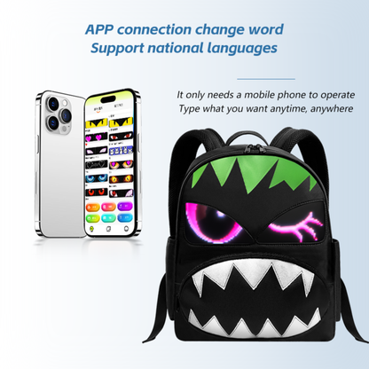 LED Little Monster Backpack – 32×32 Custom Display