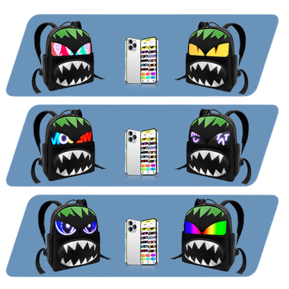 LED Little Monster Backpack – 32×32 Custom Display